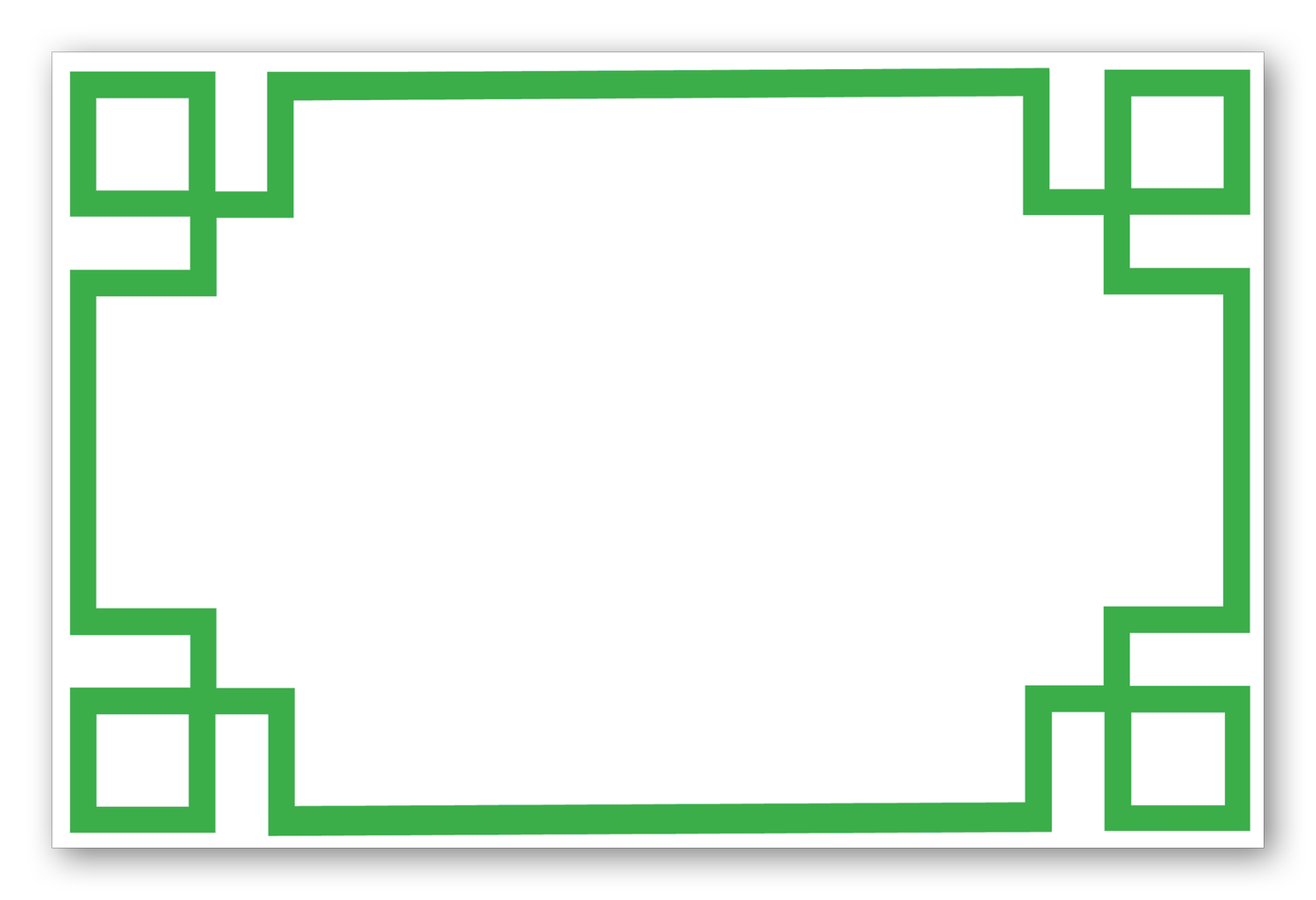 Greek Key Clover Placemat