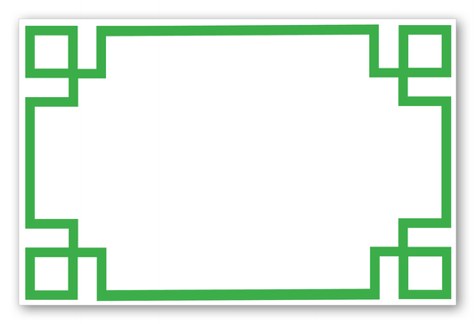 Greek Key Clover Placemat