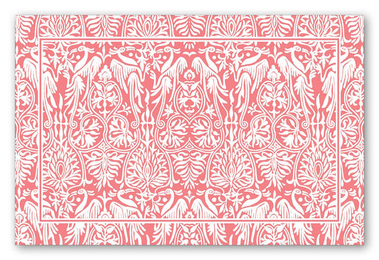 Heron Crest Raspberry Placemat