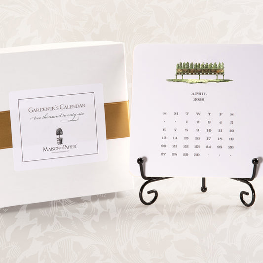 2026 Gardener's Calendar with Easel