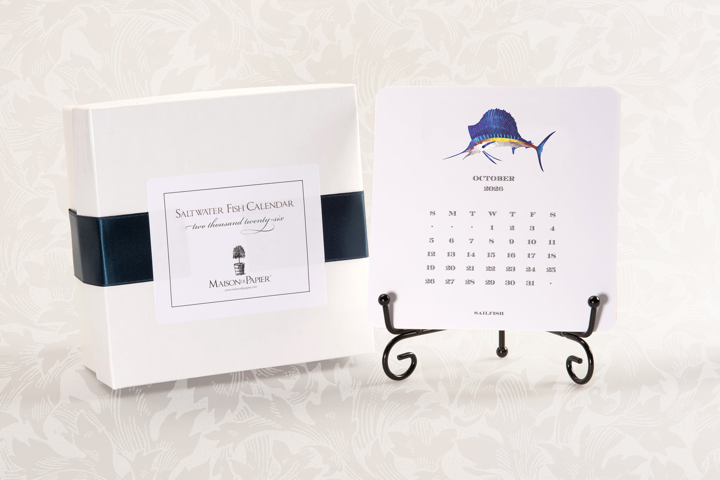 2026 Saltwater Calendar with Easel