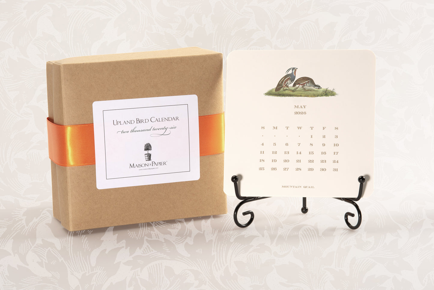 2026 Upland Bird Calendar with Easel