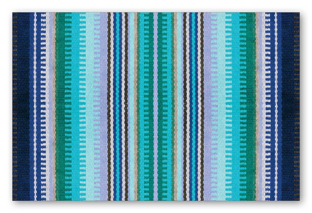 Teton Stripe Blues Placemat