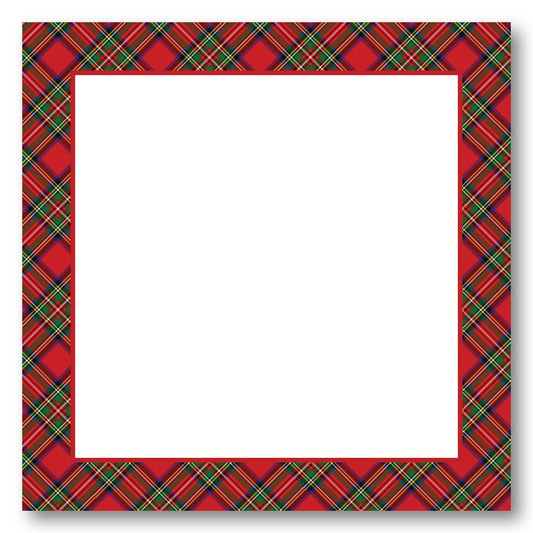 Royal Stewart Tartan Plaid Note Block