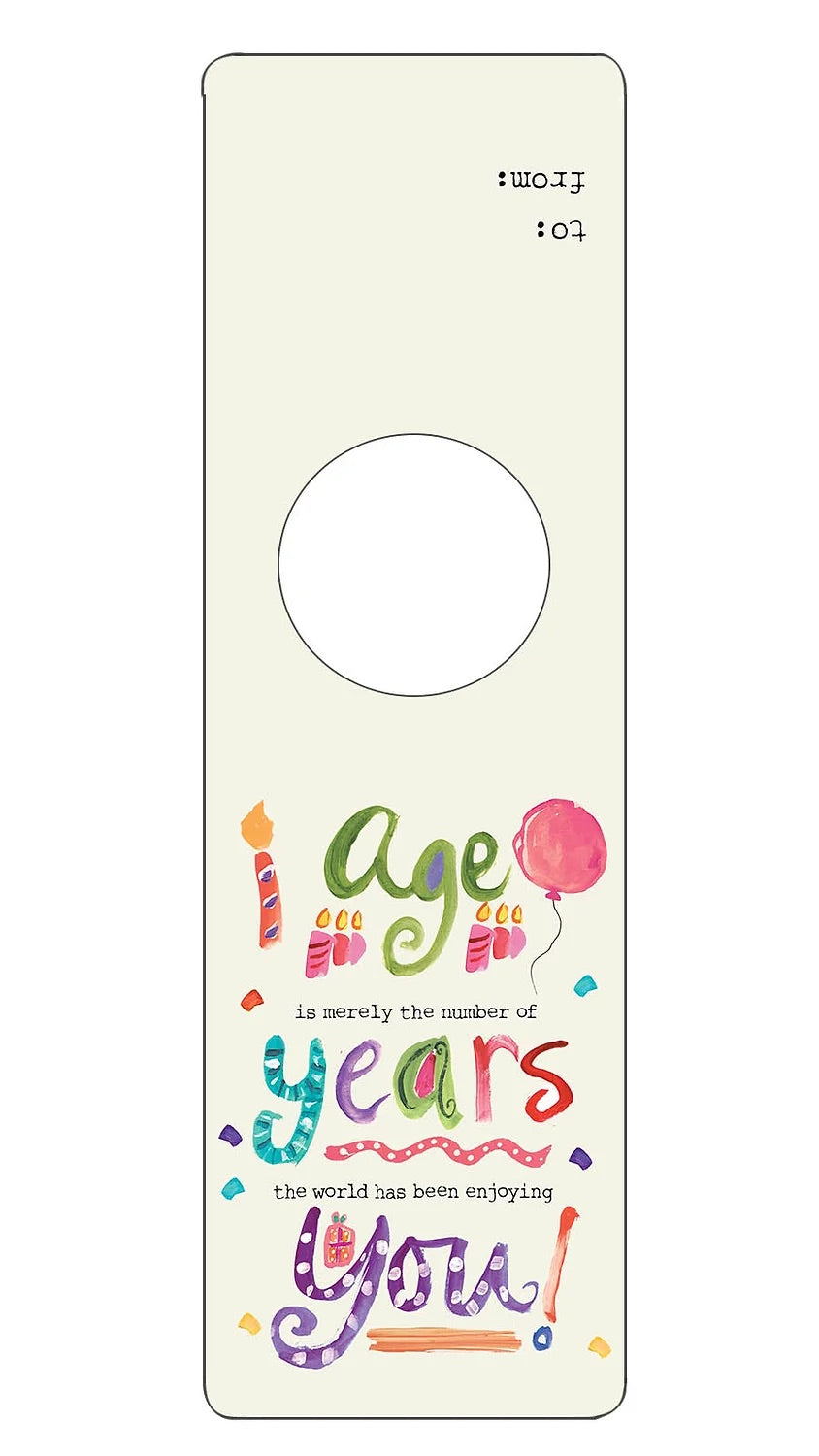 AFH009 Bottleneck Gift Tag