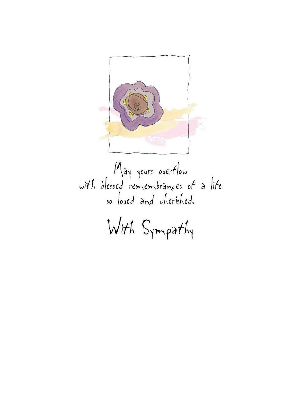 AFH179 Sympathy Card