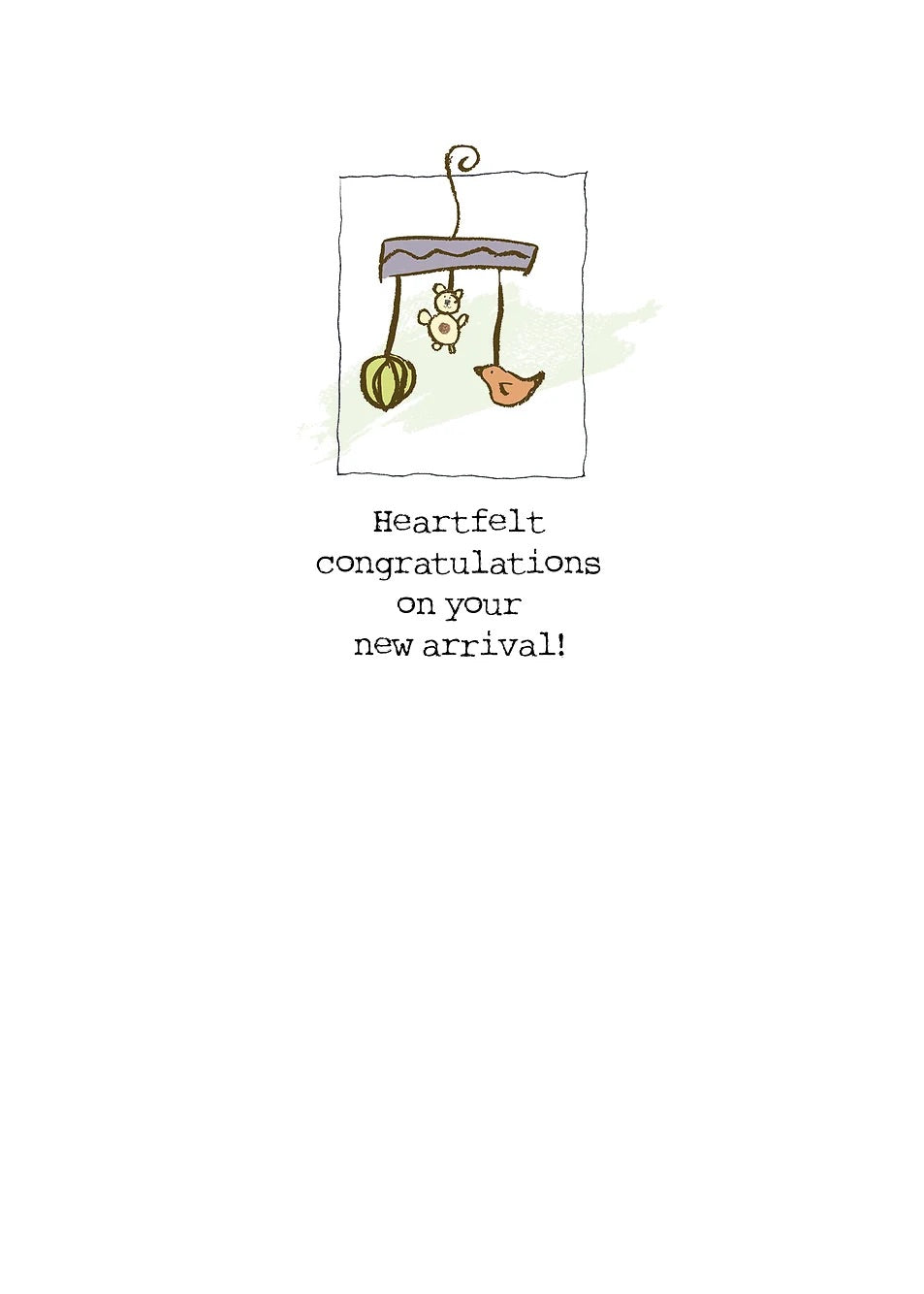 AFH353 Baby Card