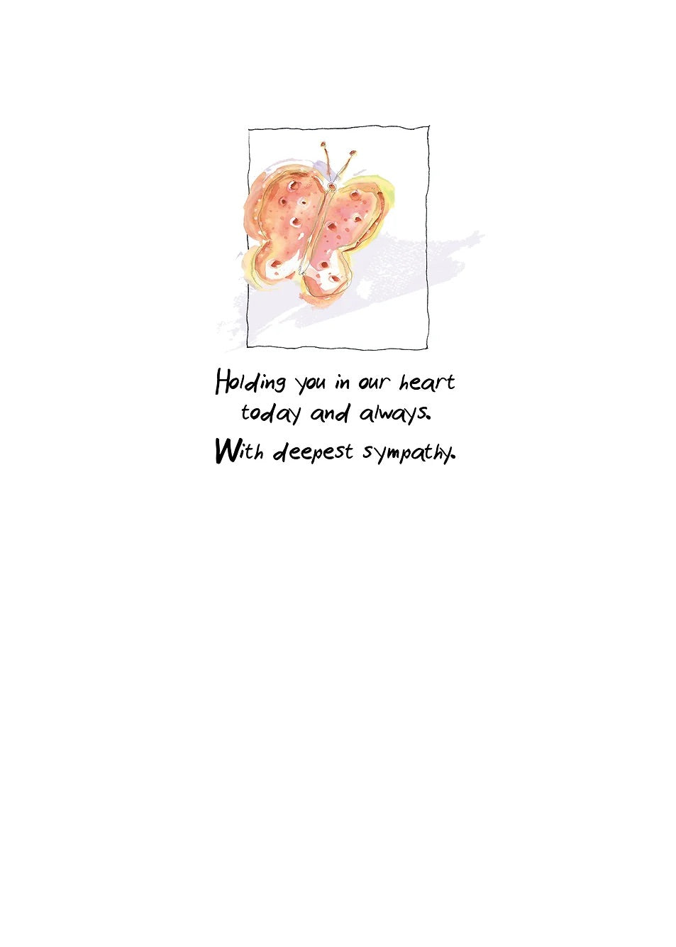 AFH355 Sympathy Card