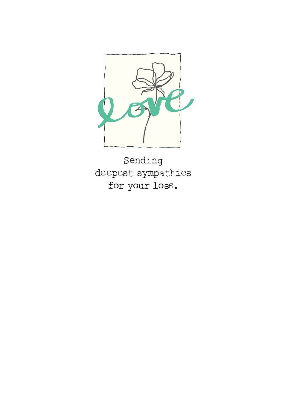 AFH369 Sympathy Card