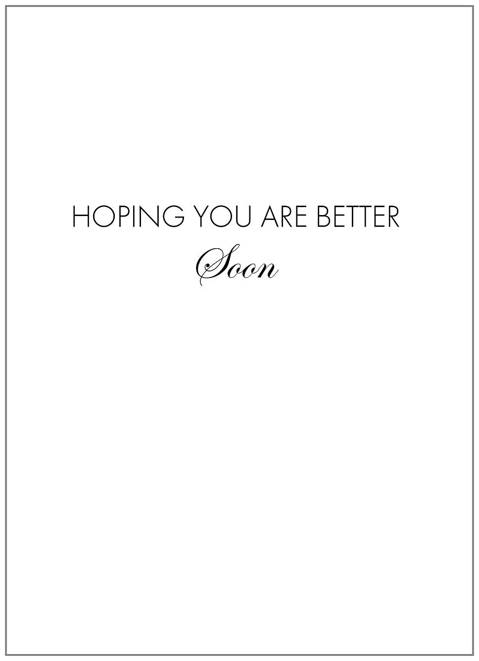 SEH AO296 Get Well Card