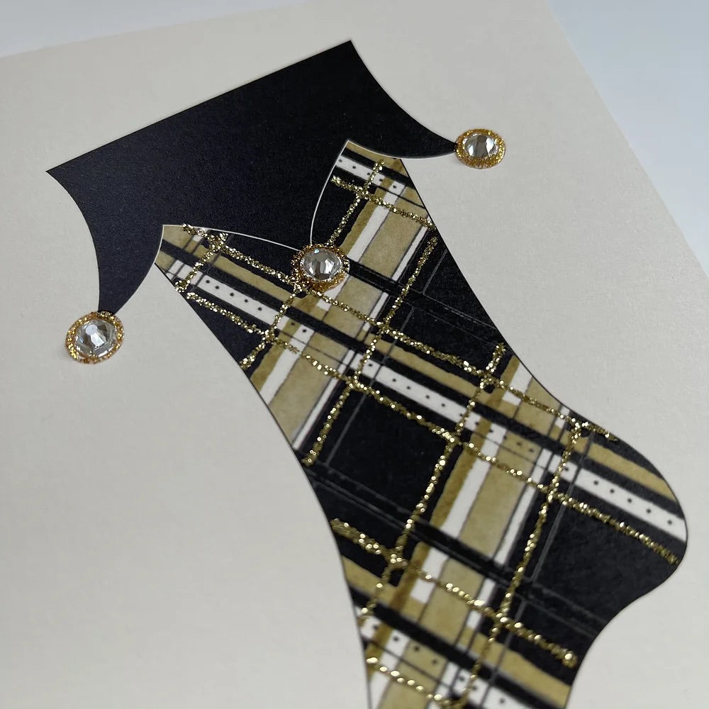 SEH AO322 - Posh Plaid Stocking