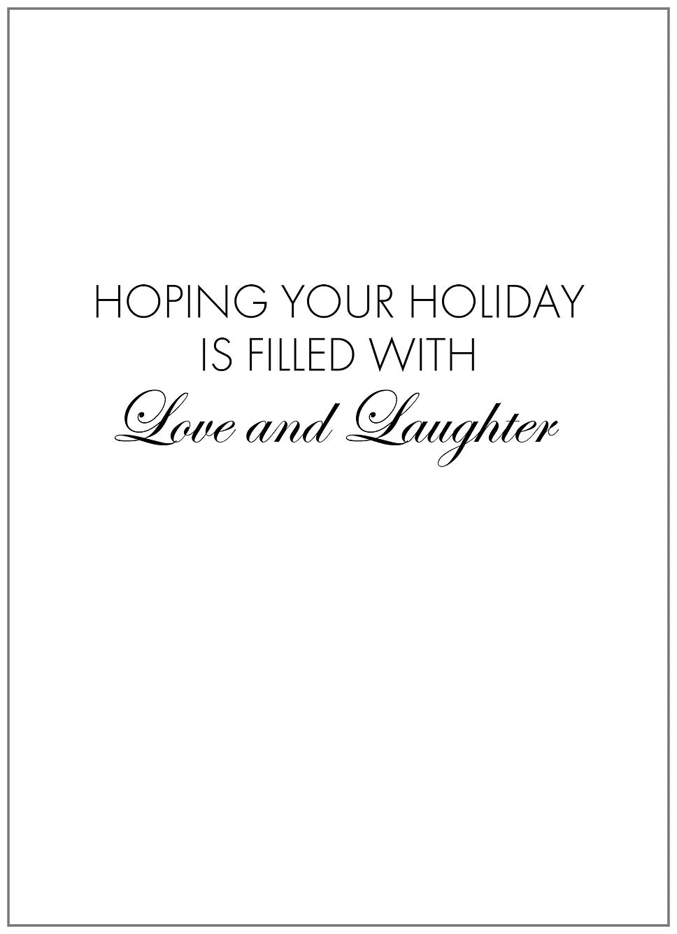 SEH AO322 Christmas Card