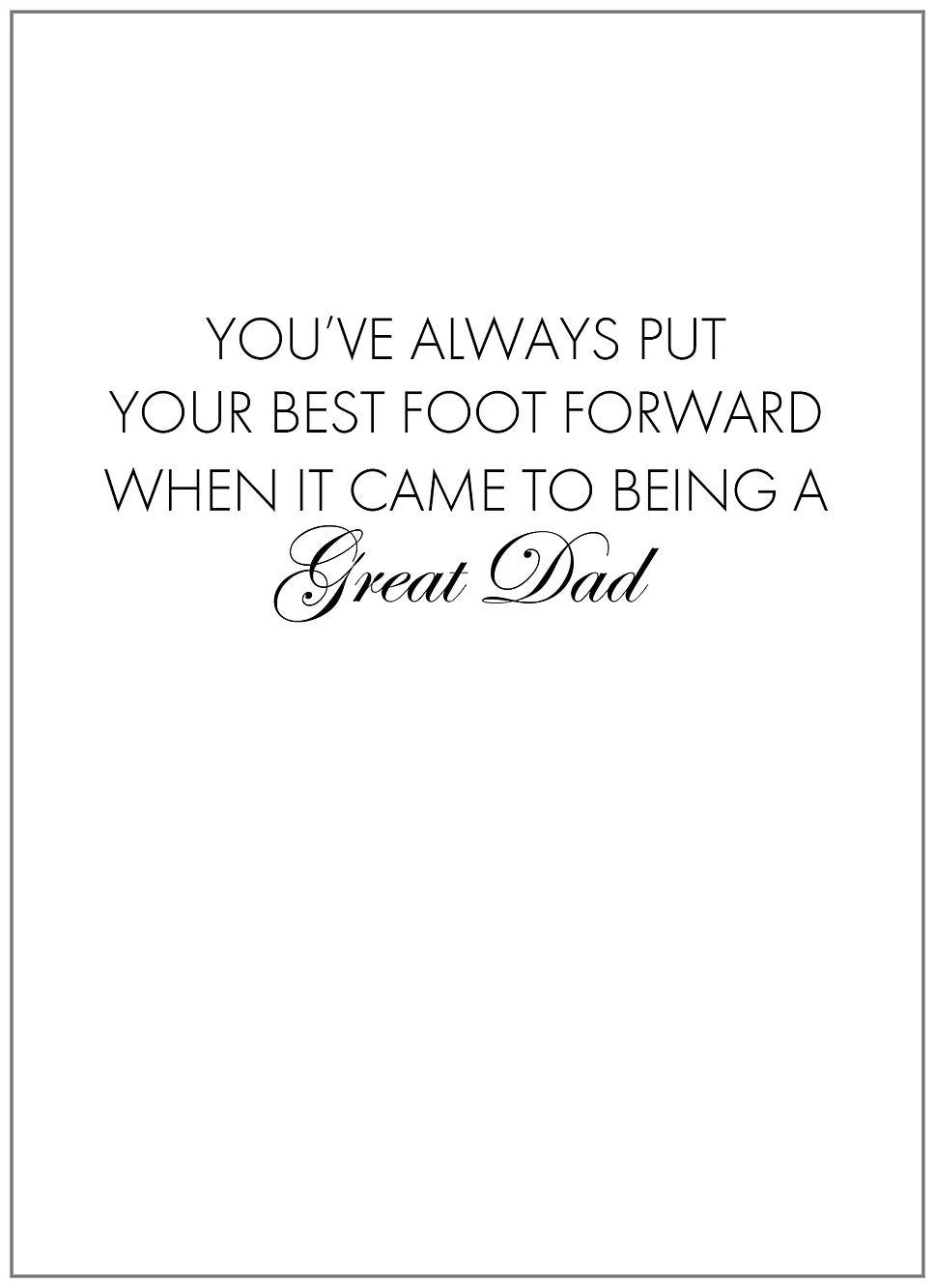 SEH AO347 Father's Day Card