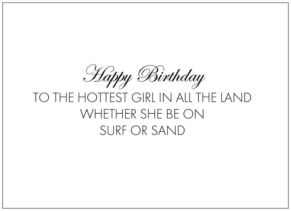 SEH AO348 - Beach Gal