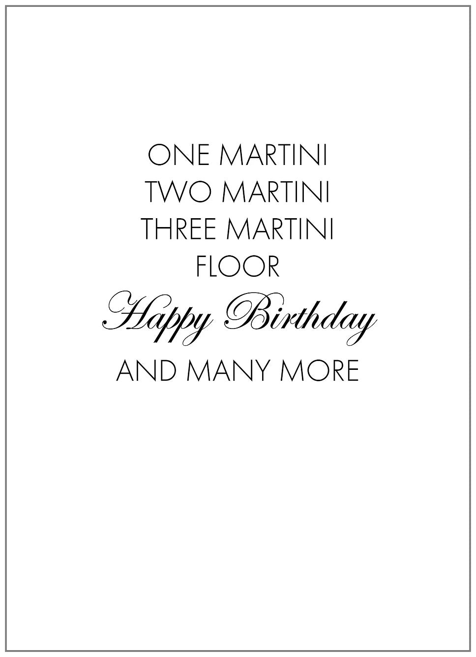 SEH AO414 Birthday Card