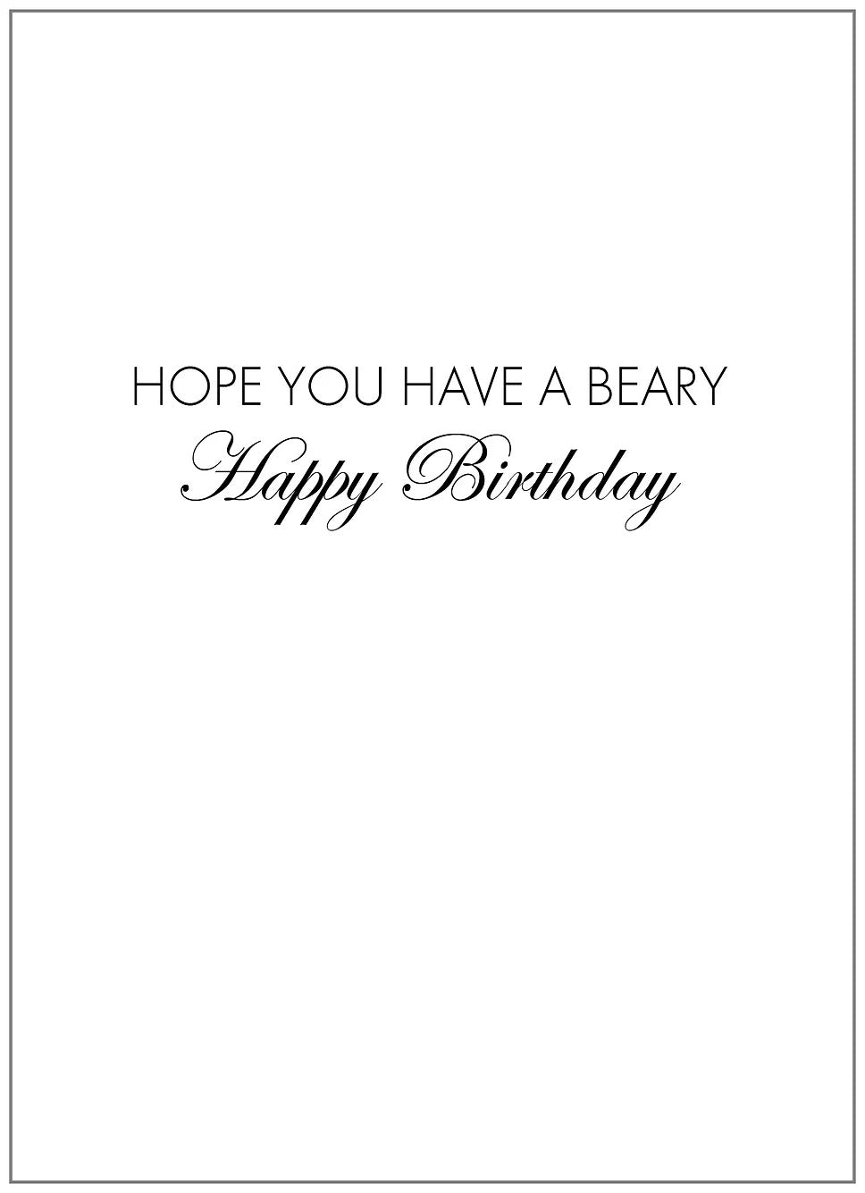 SEH AO429 Juvenile Birthday Card