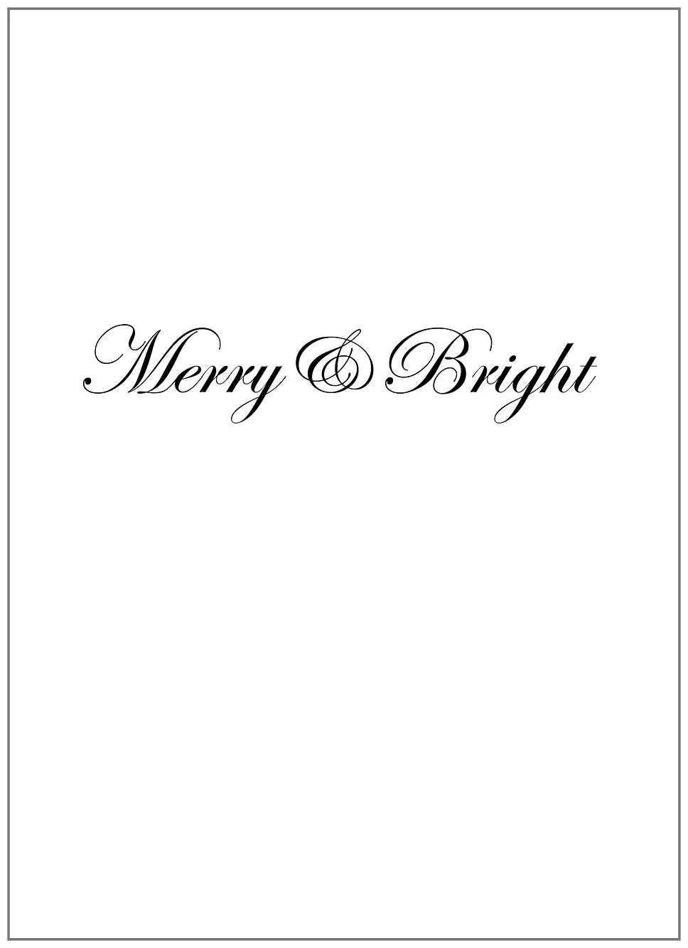 SEH AO464 Christmas Card