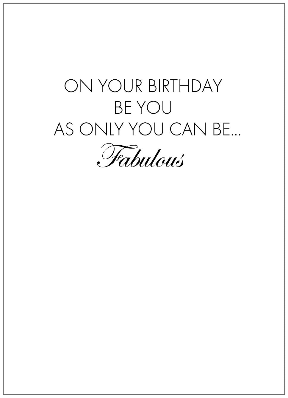 SEH AO477 Birthday Card