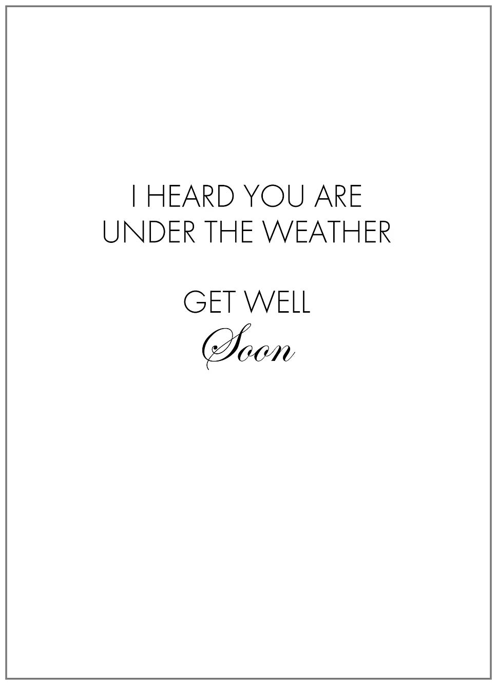 SEH AO491 Get Well Card