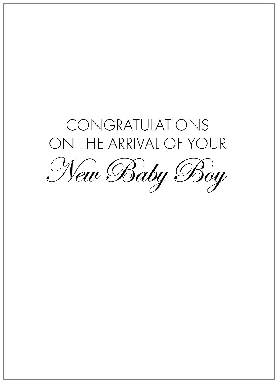 SEH AO558 Baby Card