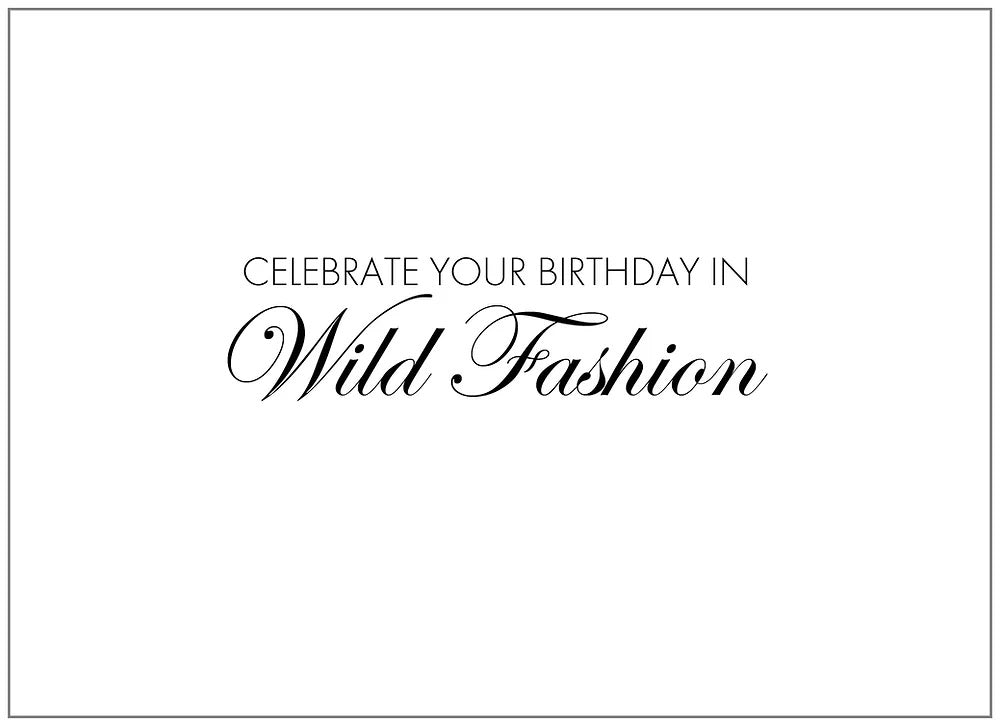 SEH AO580 Birthday Card