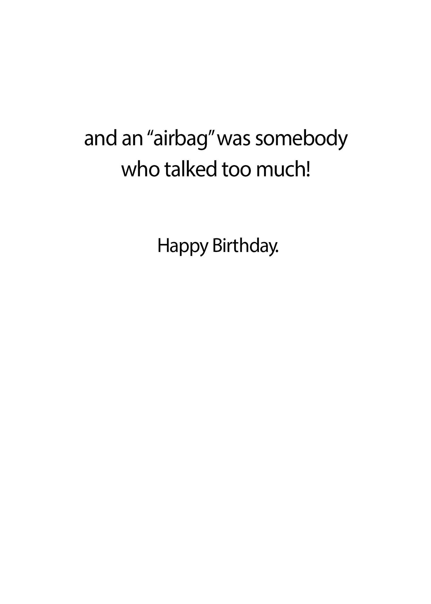 AP0007 Birthday Card
