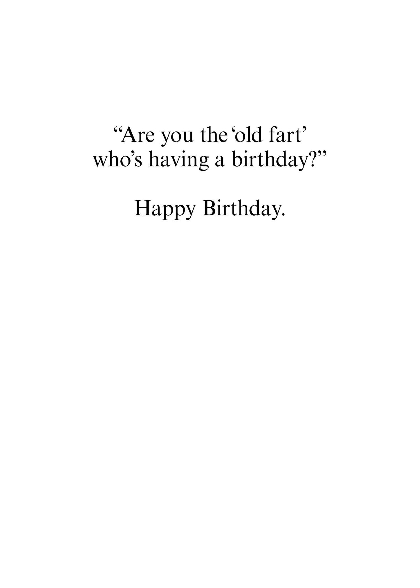 AP0778 Birthday Card