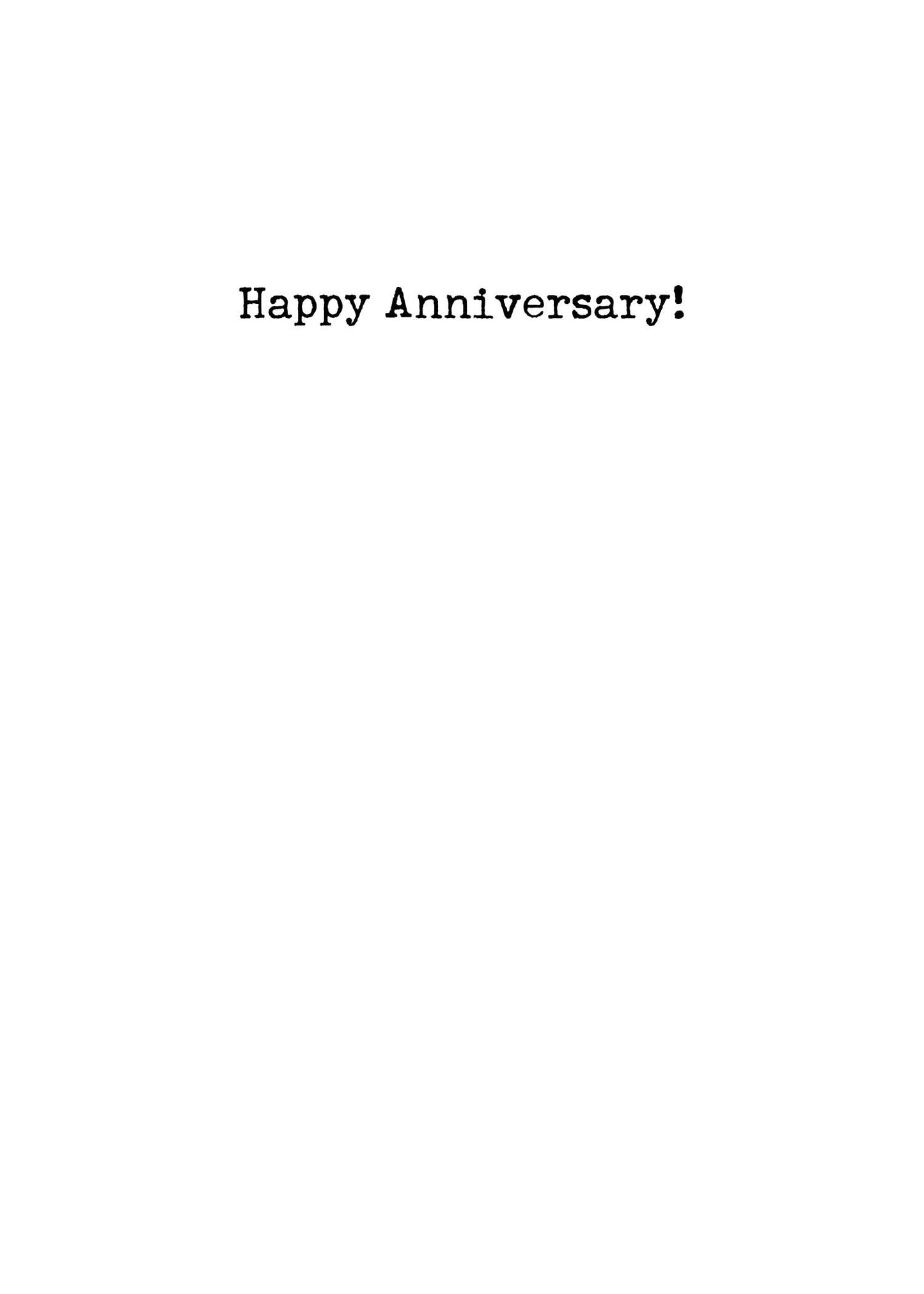 AP0839 Anniversary Card