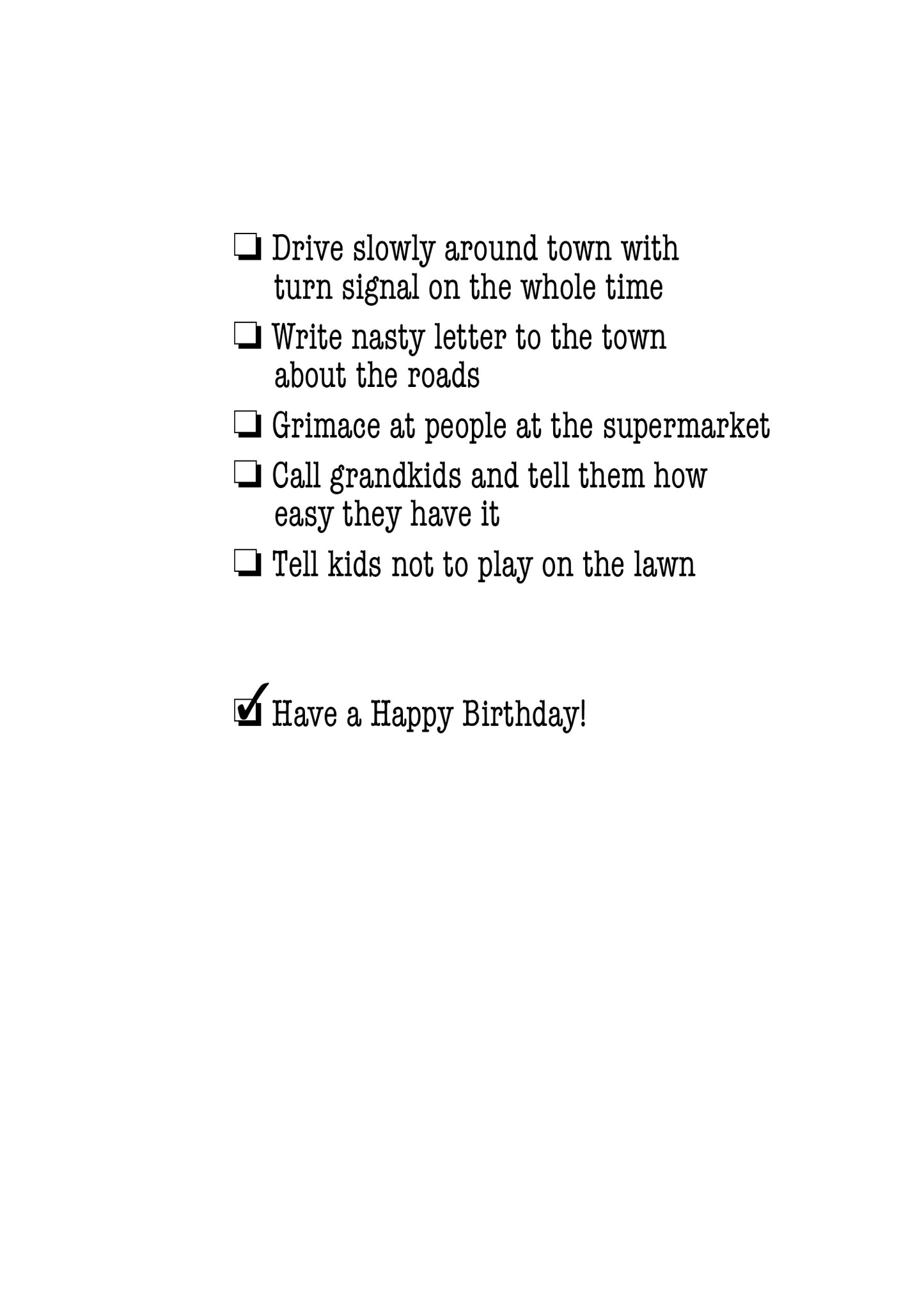 AP1526 Birthday Card