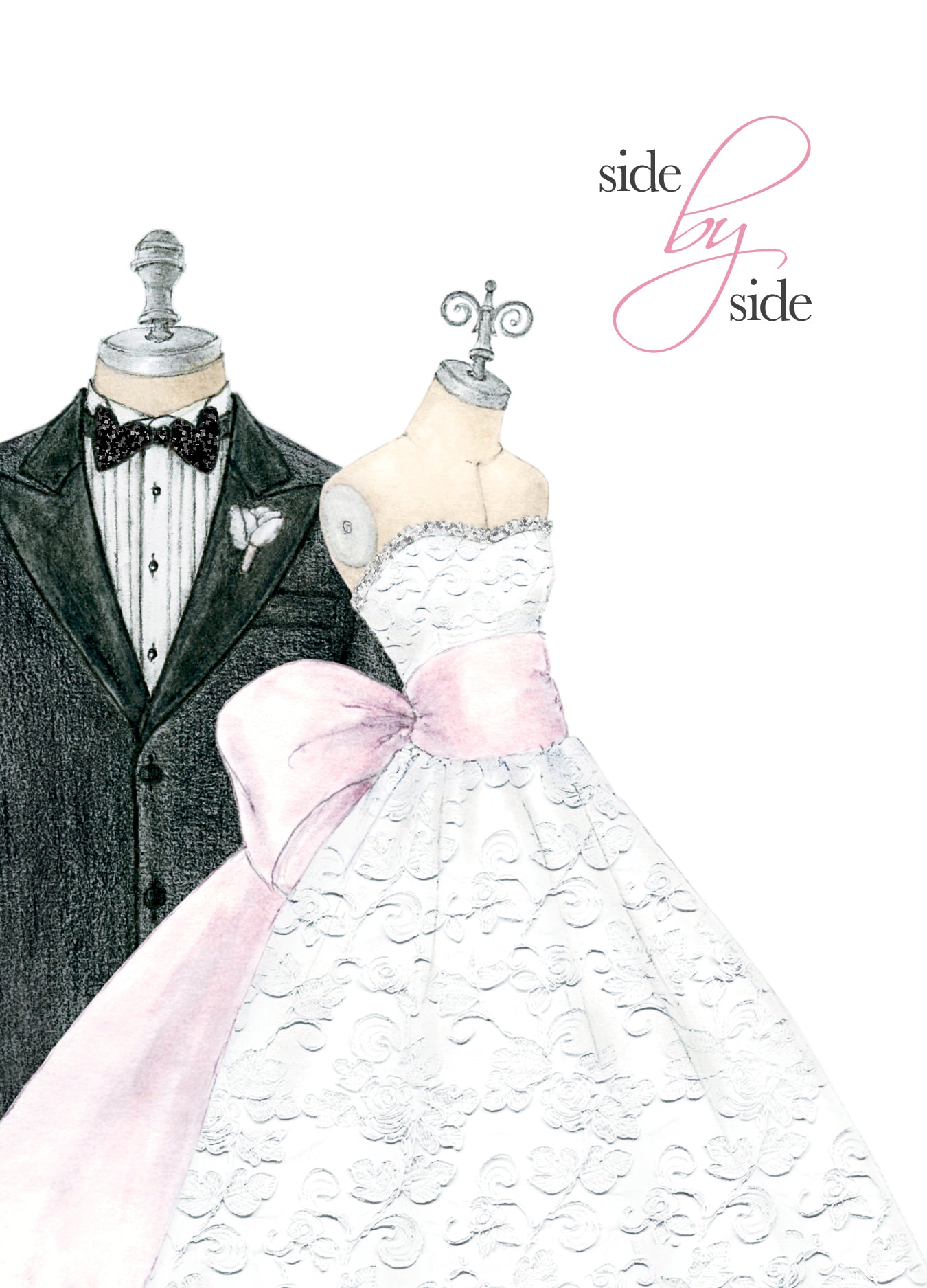 ASD013EM Embellished Wedding Card
