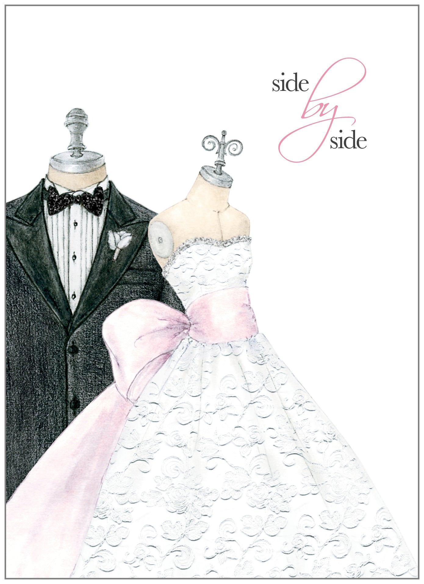ASD013EM Embellished Wedding Card