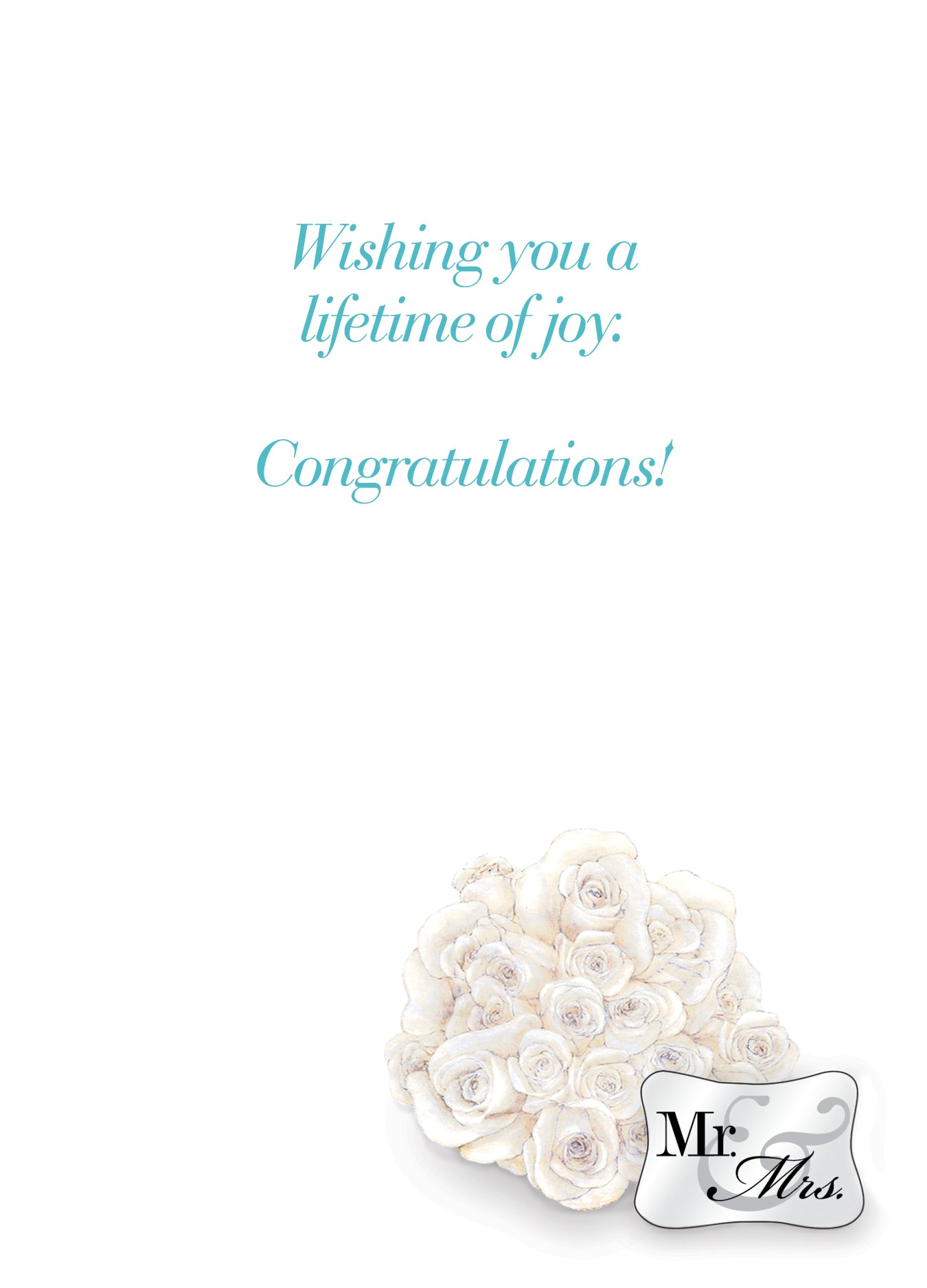 ASD036EM Embellished Wedding Card