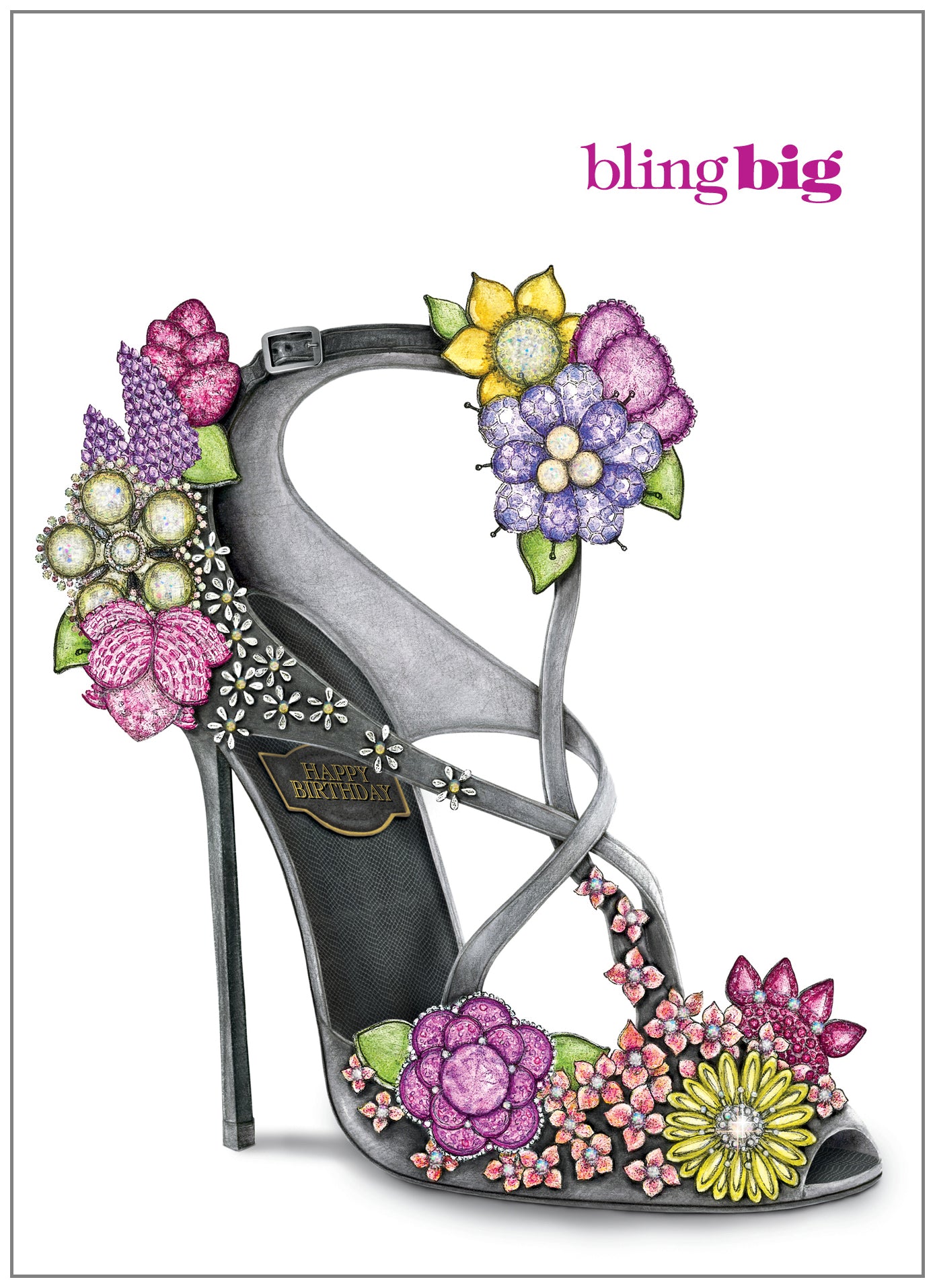 ASD491EM Embellished Birthday Card