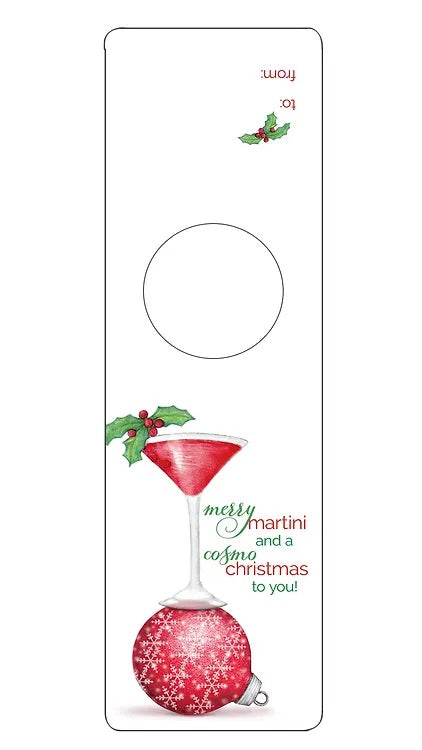 ASDH068 Christmas Bottleneck Gift Tag