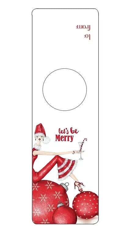 ASDH079 Christmas Bottleneck Gift Tag