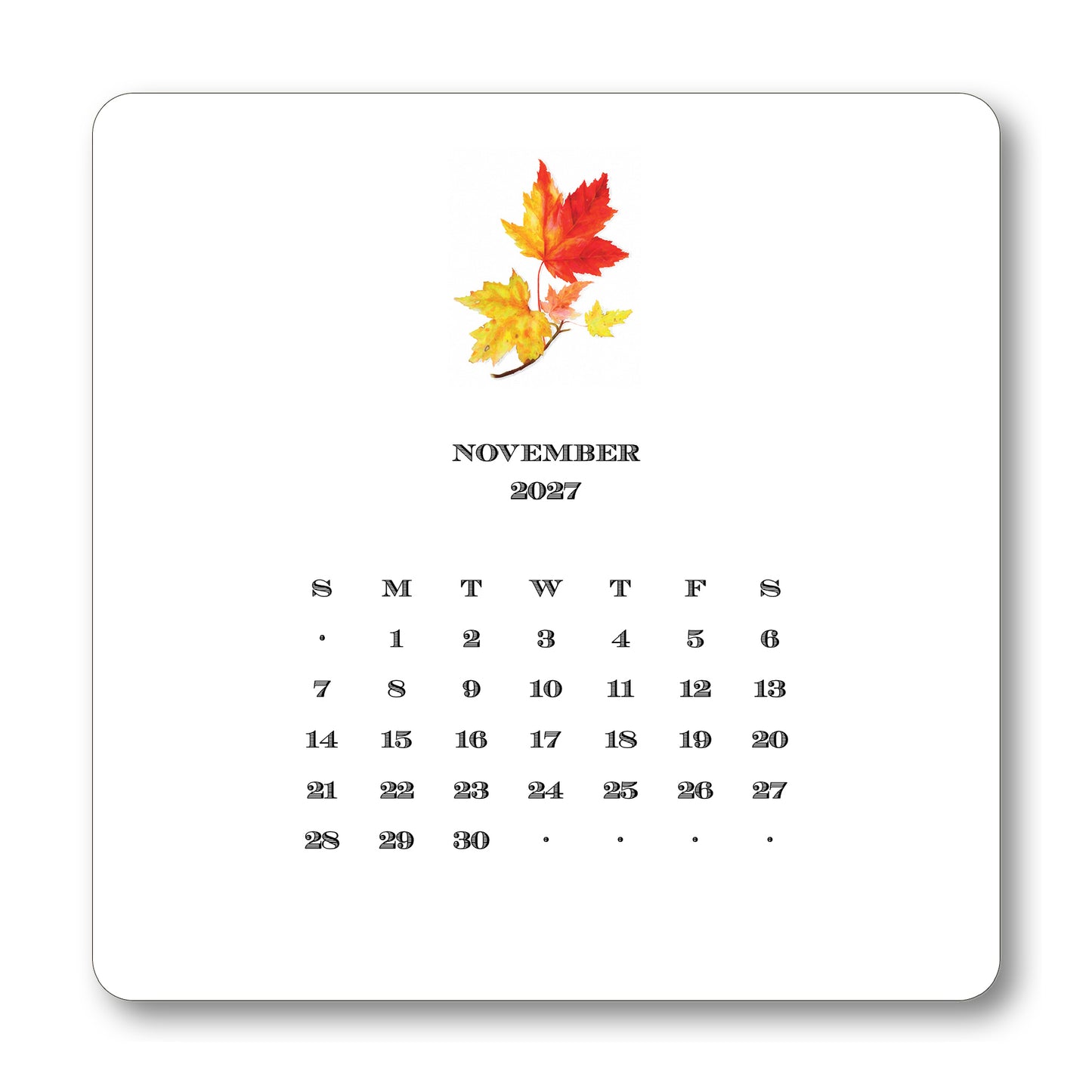 2027 New York Desk Calendar