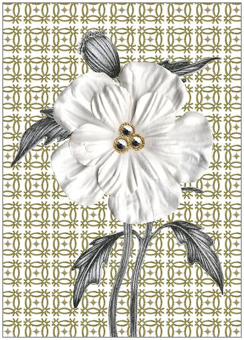 SEH CCC098 - Posh Pattern Flower