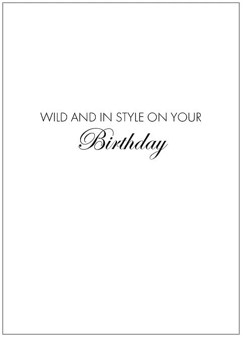 SEH CCC142 Birthday Card