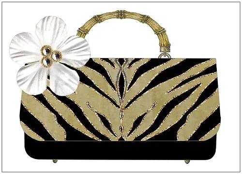 SEH CCC166 - Tiger Print Handbag SEH CCC166 - Tiger Print Handbag