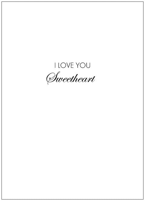 SEH CCC189 Love/Anniversary Card