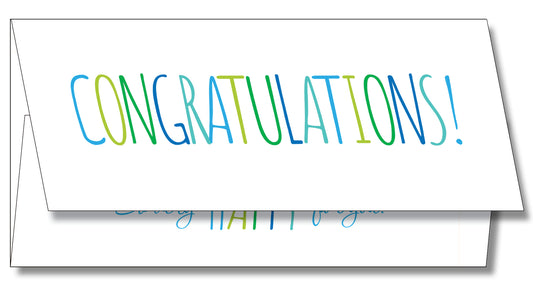CE080016 Congratulations Currency Enclosure