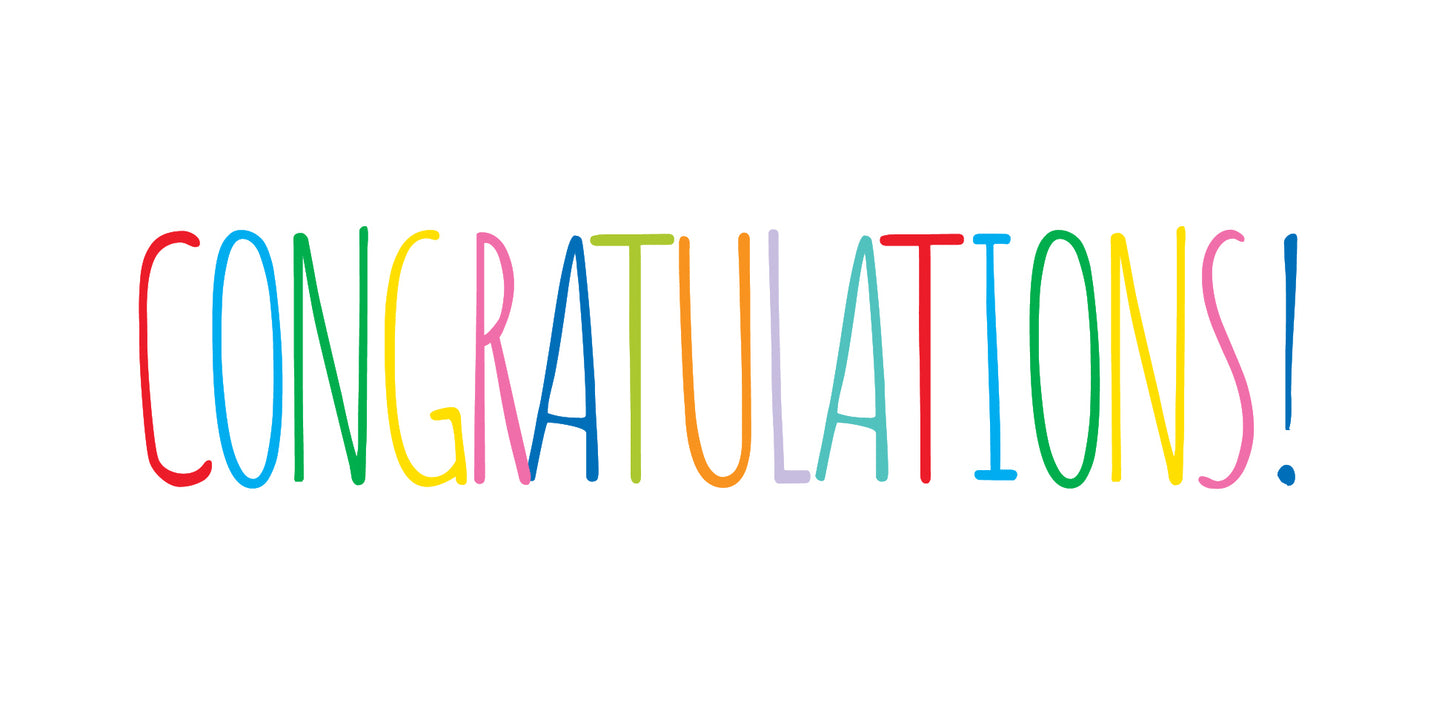 CE080501 Congratulations Currency Enclosure