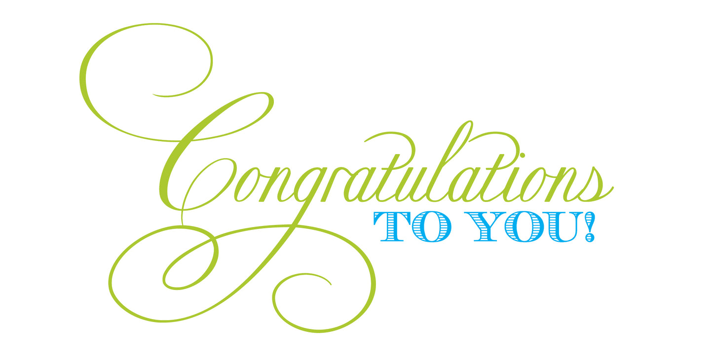 CE081016 Congratulations Currency Enclosure