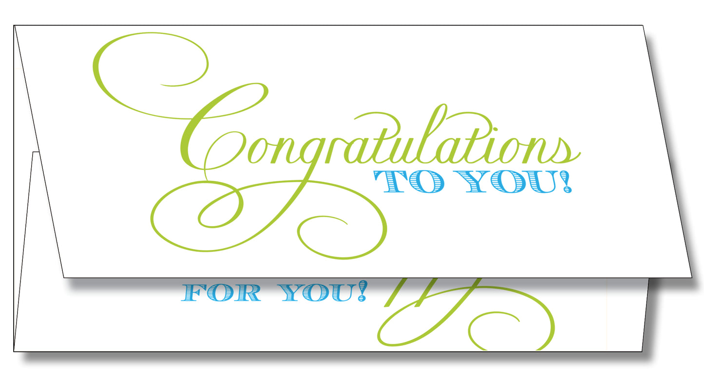 CE081016 Congratulations Currency Enclosure