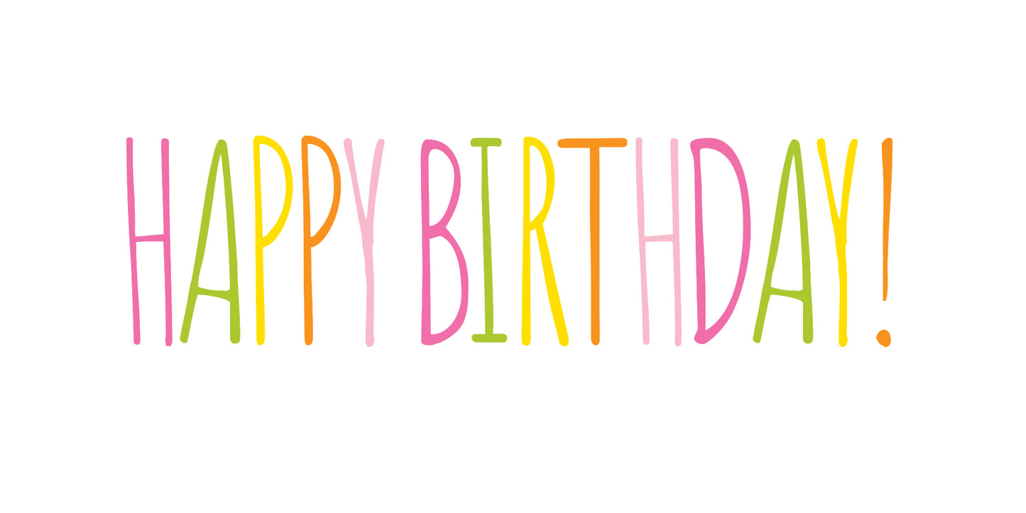 CE473007 Birthday Currency Enclosure