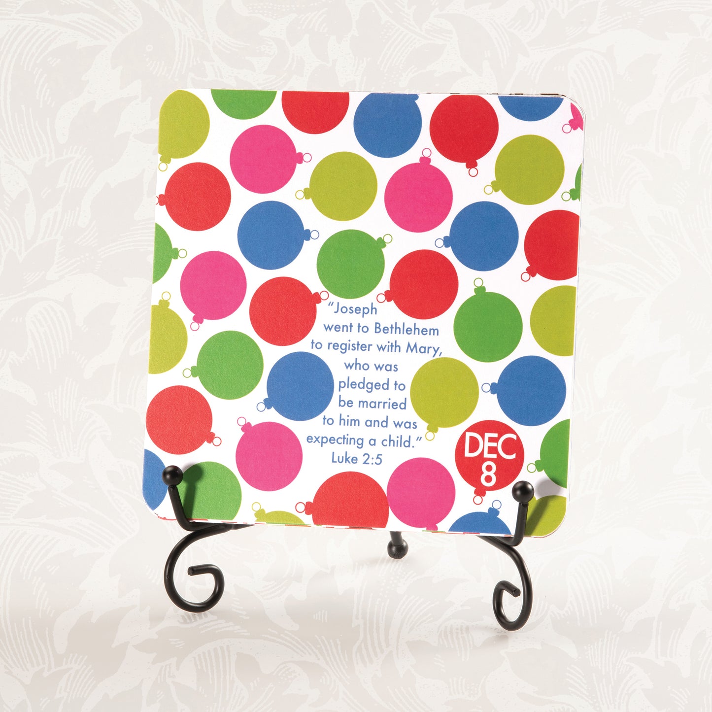 Childrens Advent Calendar With Easel