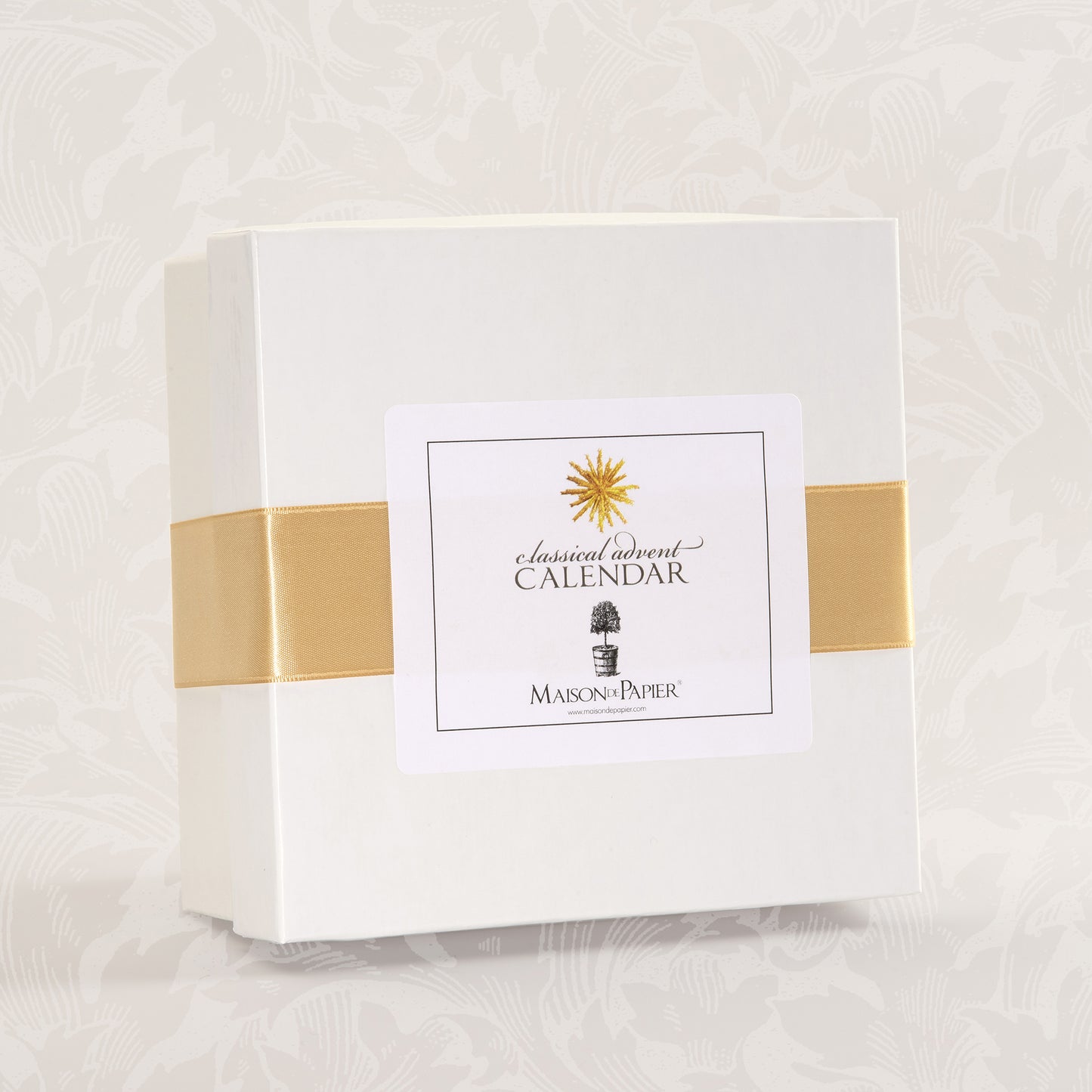 Classical Advent Calendar With Easel