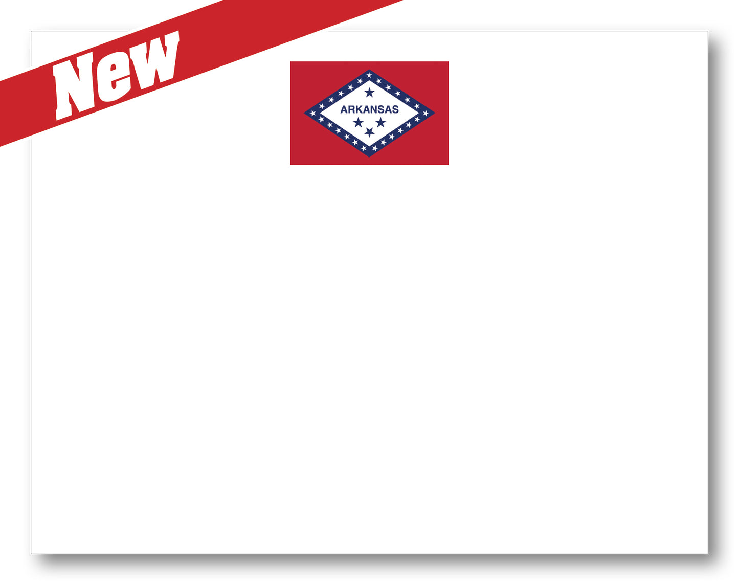 Arkansas Flag Note Card