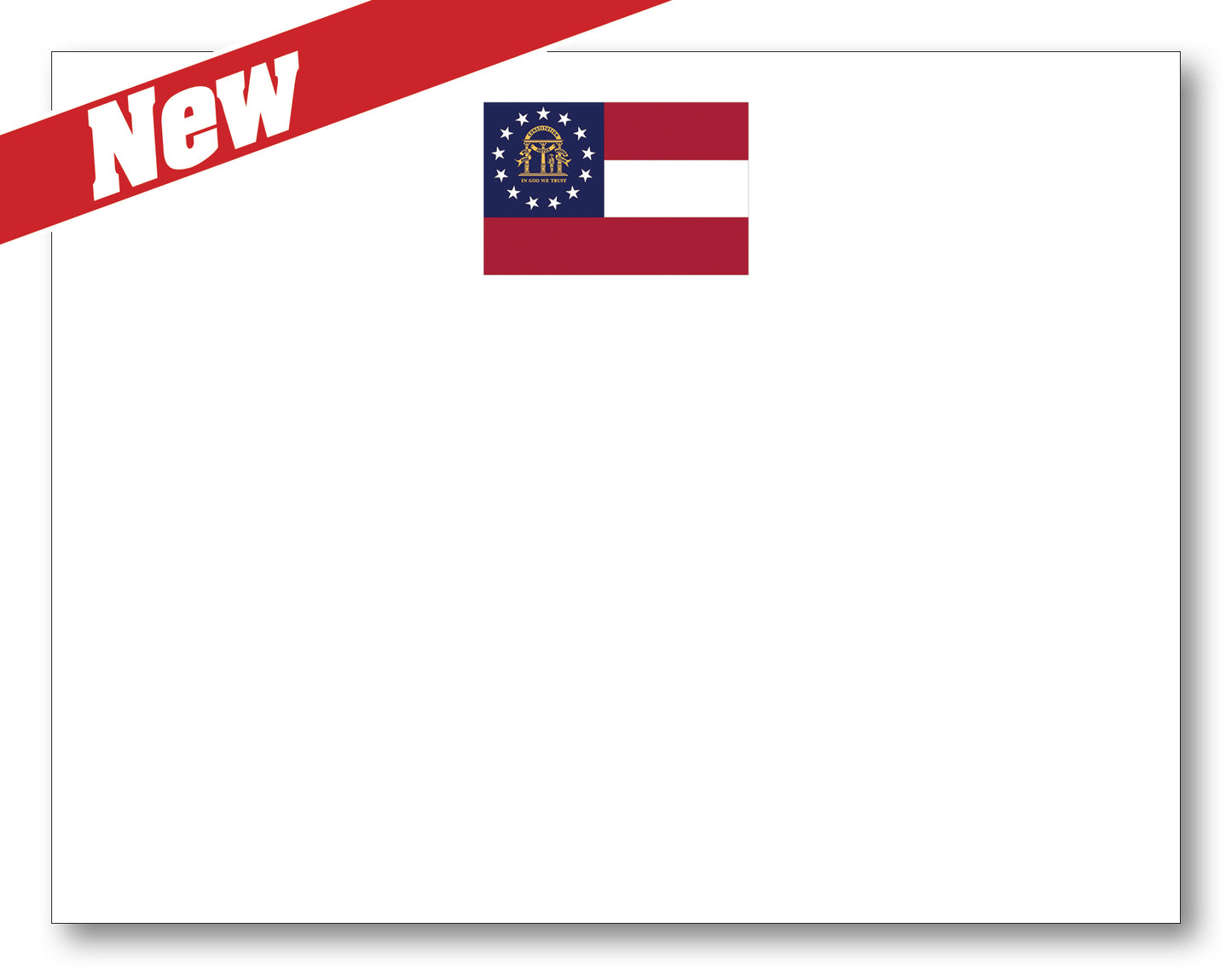 Georgia Flag Note Card