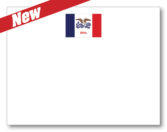 Iowa Flag Note Card